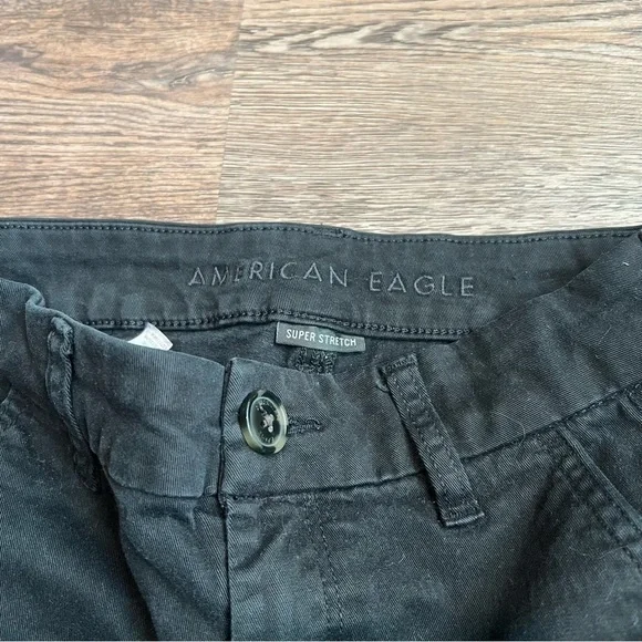 American Eagle Outfitters Black Super Stretch Pants - Picture 5 of 7